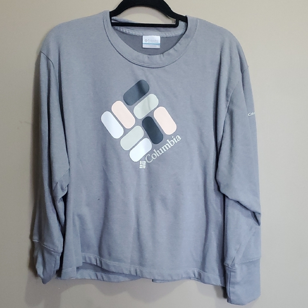 Columbia Gray Long Sleeve Sweater Size Xl